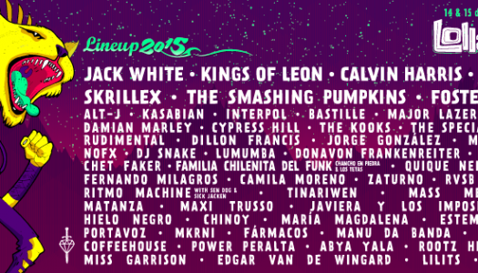 Revisa el Lineup Oficial de Lollapalooza 2015!!
