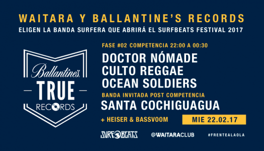 Este miércoles continúa el Ballantines Records en Waitara Club