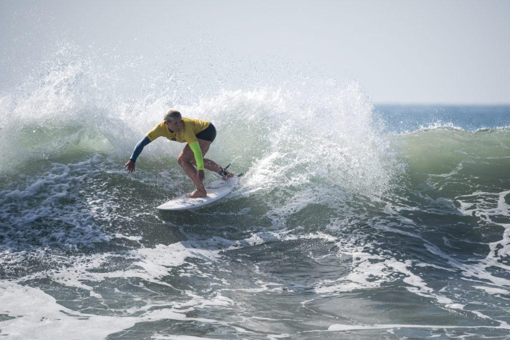 Emma Cattlin de Australia se quedó con el mejor puntaje femenino del día.  Fotos: Ben Reed.