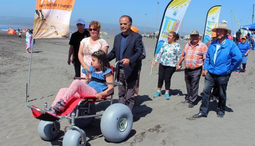 Iniciativa “Playa inclusiva” de Pichilemu es premiada a nivel nacional