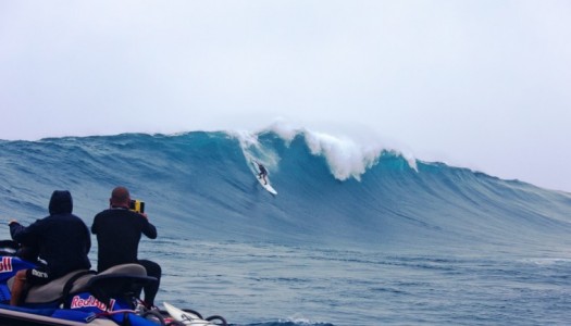 GERMÁN VARAS BIG RIDER ARIQUEÑO EN JAWS,HAWAII