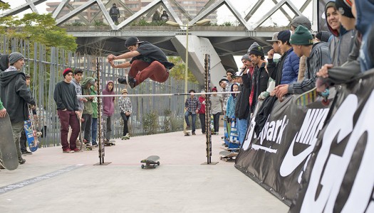 Día del skate se toma el streetpark de Las Condes