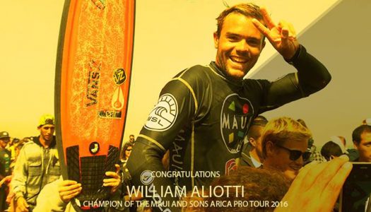 Francés, William Aliotti se adjudica la final del “Maui And Sons Arica Pro Tour” 2016