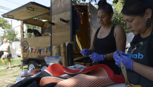 150 trajes de surf fueron reparados gratuitamente en el carrito Worn Wear de Patagonia